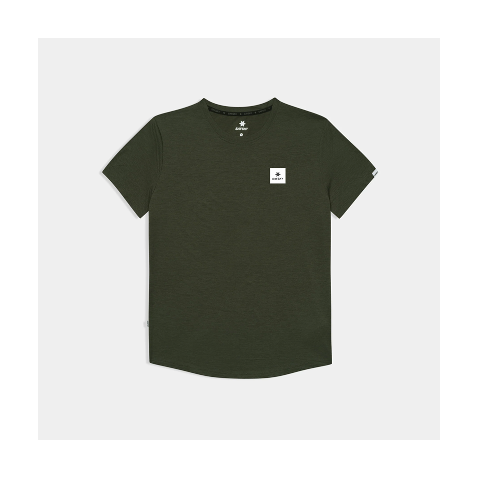SAYSKY Men's Clean Combat Pro T-Shirt Green