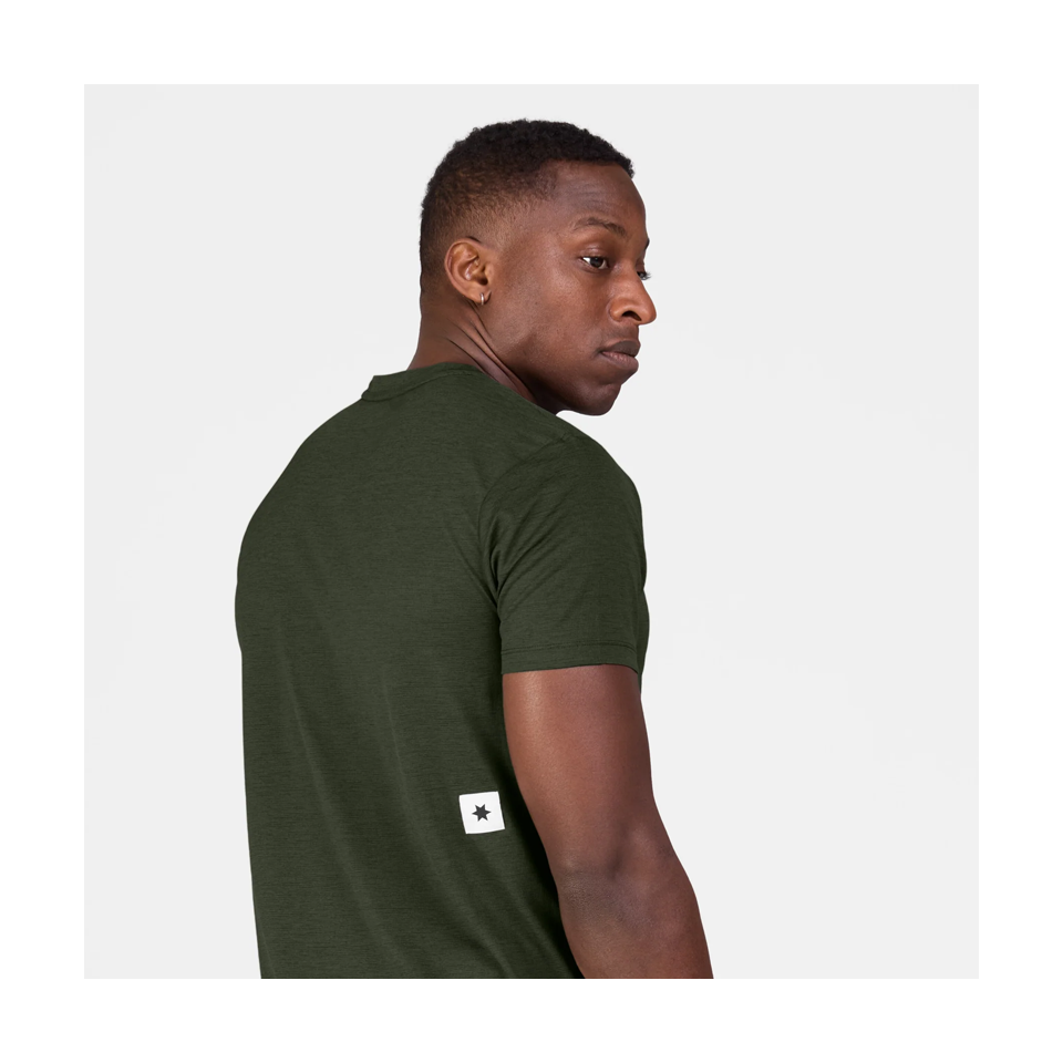 SAYSKY Men's Clean Combat Pro T-Shirt Green