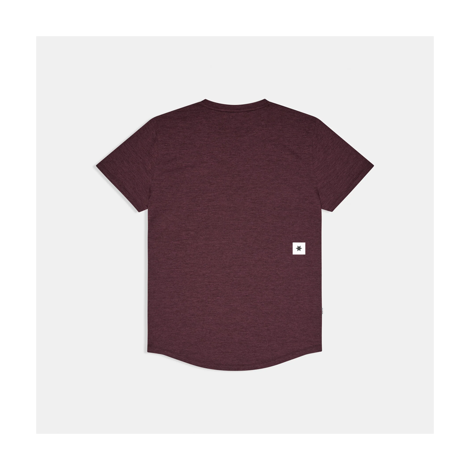 SAYSKY Men's Clean Combat Pro T-Shirt Burgundy