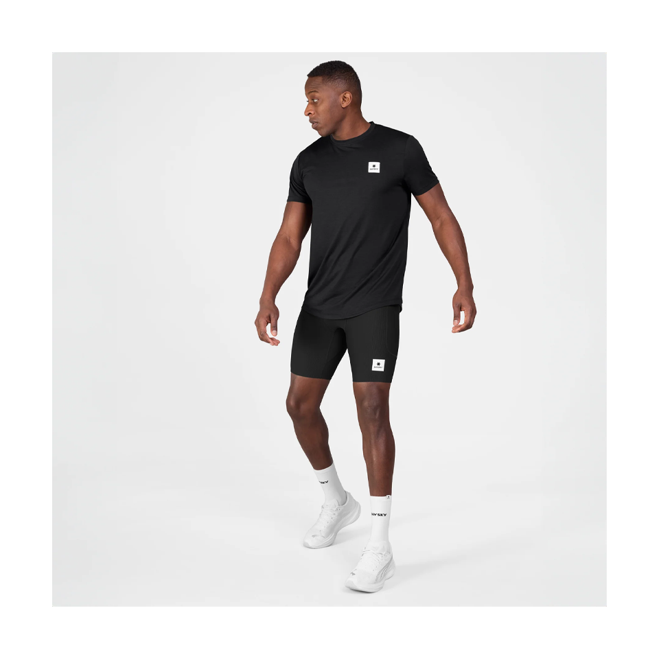 SAYSKY Men's Clean Combat Pro T-Shirt Black