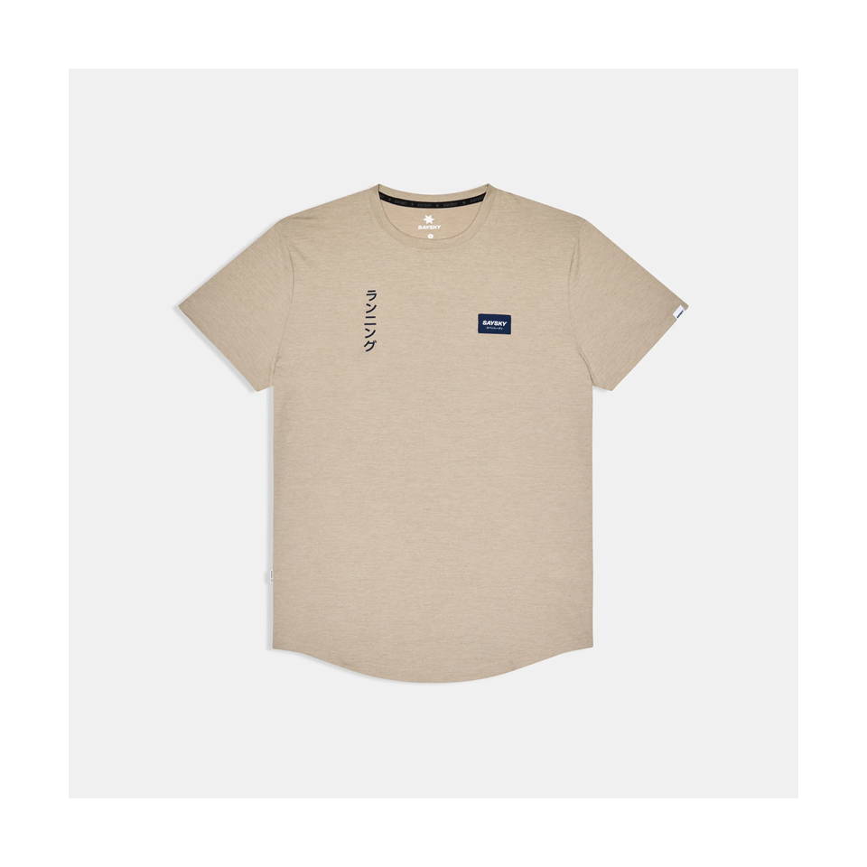 SAYSKY Men's Statement Combat Pro T-Shirt Sand