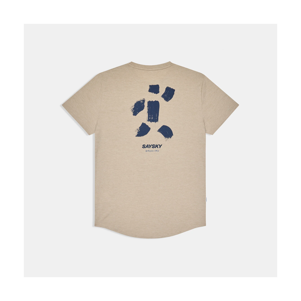 SAYSKY Men's Statement Combat Pro T-Shirt Sand