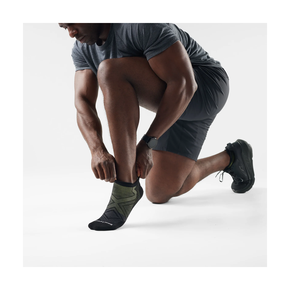 Smartwool Run Low Ankle Socks Zero Cushion Black