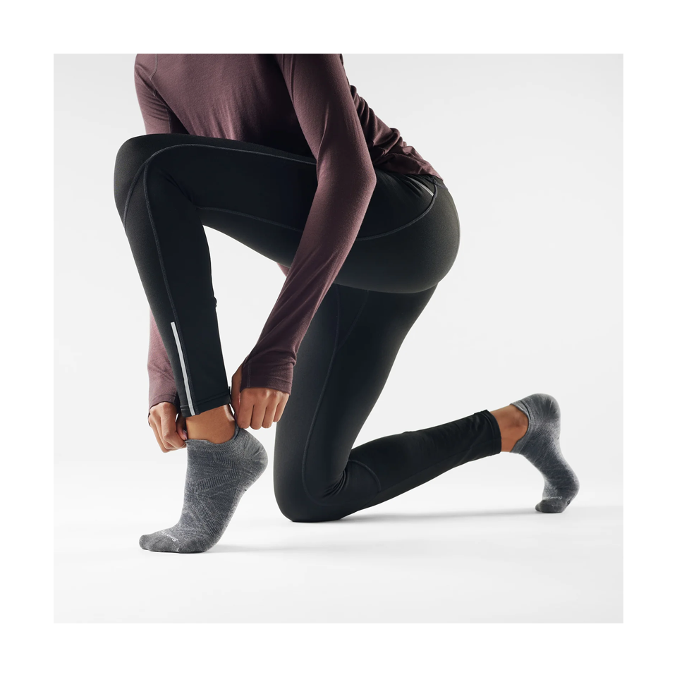 Smartwool Run Low Ankle Socks Zero Cushion Medium Gray