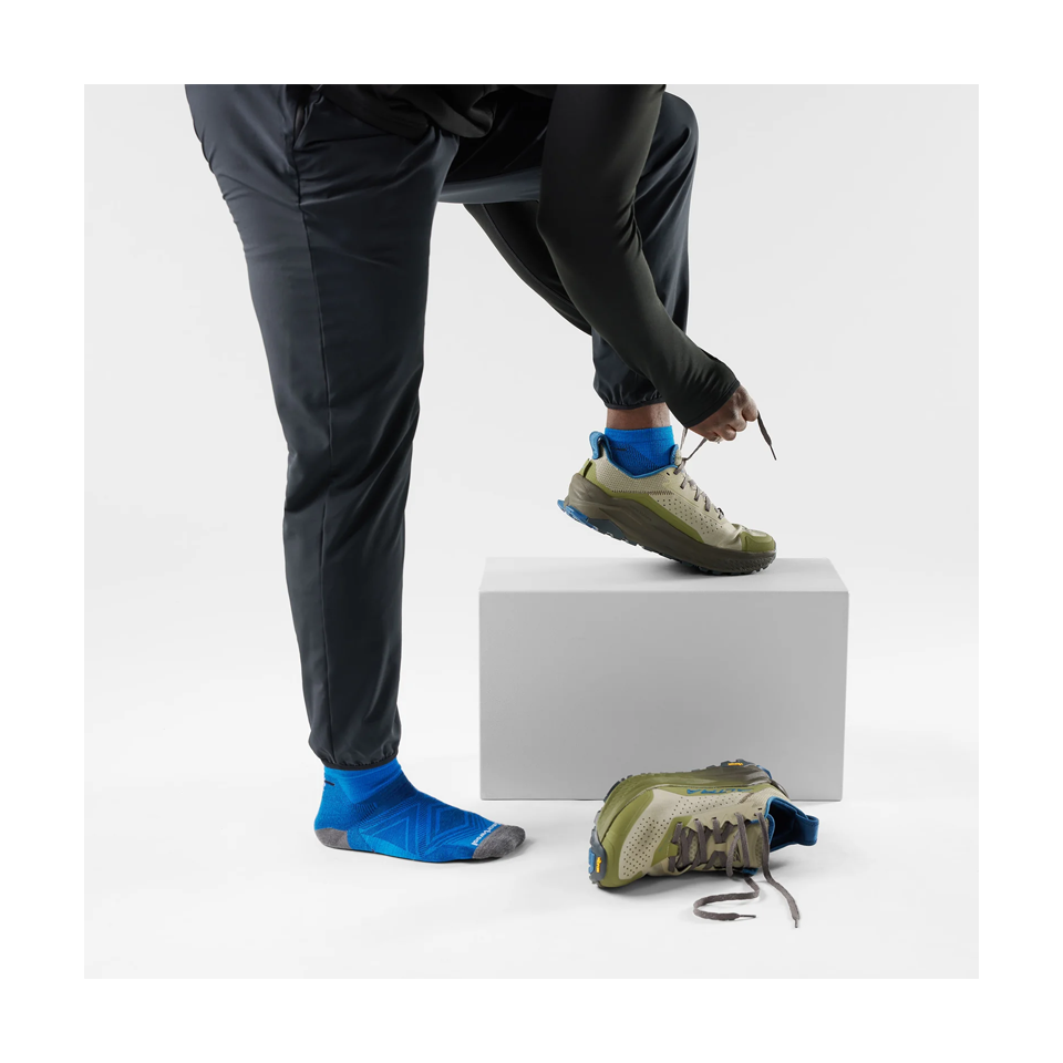 Smartwool Run Ankle Socks Zero Cushion Laguna Blue/Deep Navy