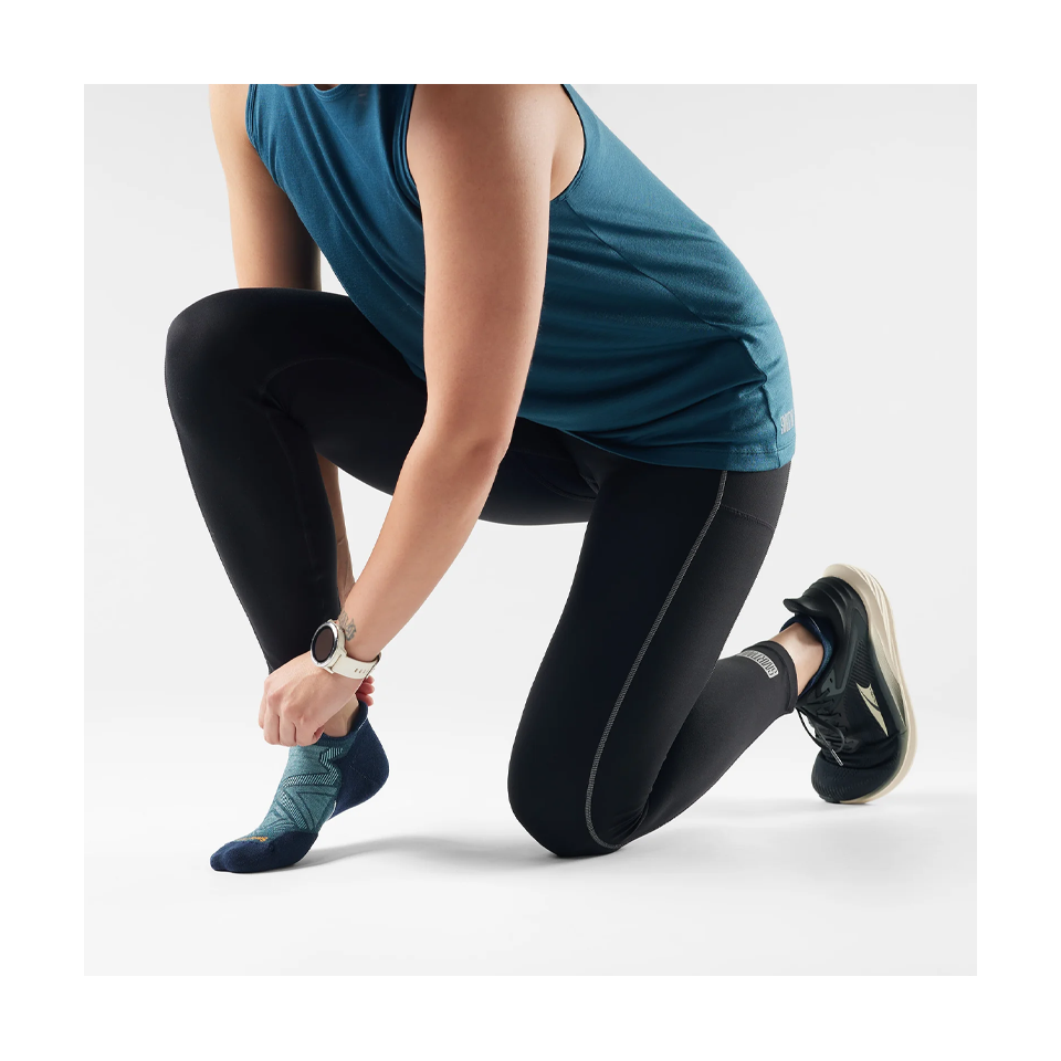 Smartwool Women's Run Low Ankle Socks Zero Cushion Twilight Blue