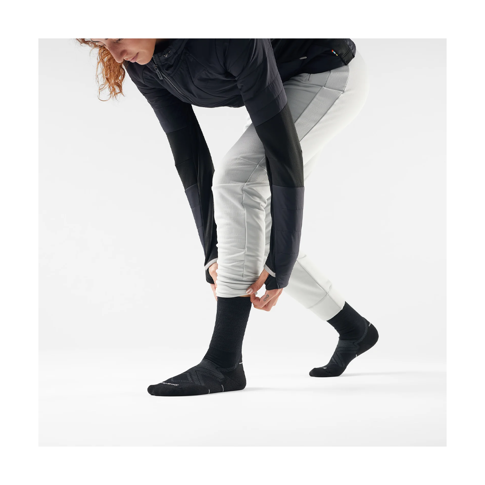 Smartwool Run Cold Weather Crew Socks Targeted Cushion Black