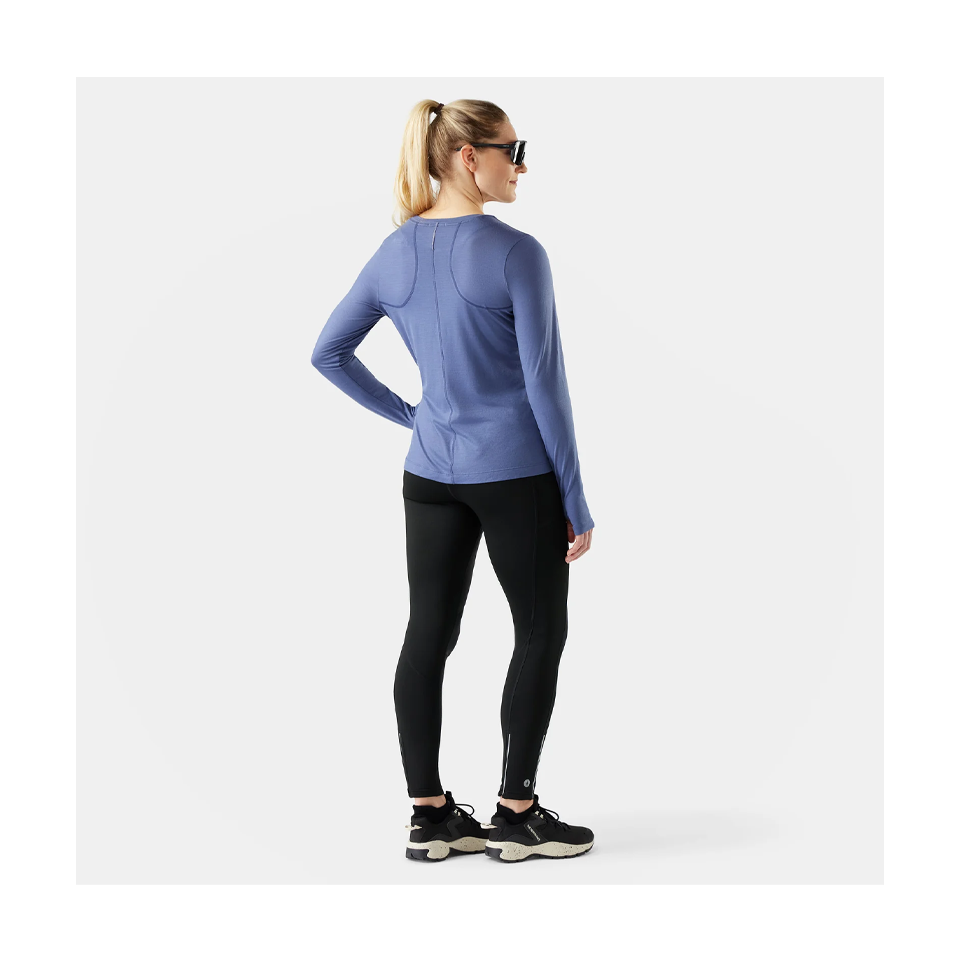 Smartwool Women's Active Long Sleeve Nightfall Blue