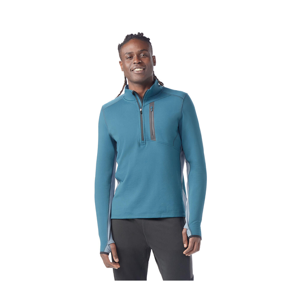 Smartwool Men's Active Fleece 1/2 Zip Twilight Blue