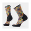Smartwool Women's Trail Run Floral Party Print Crew Socks Targeted Cushion Multi Colour