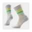 Smartwool Women's Run Cold Weather Glow Track Crew Socks Targeted Cushion Ash