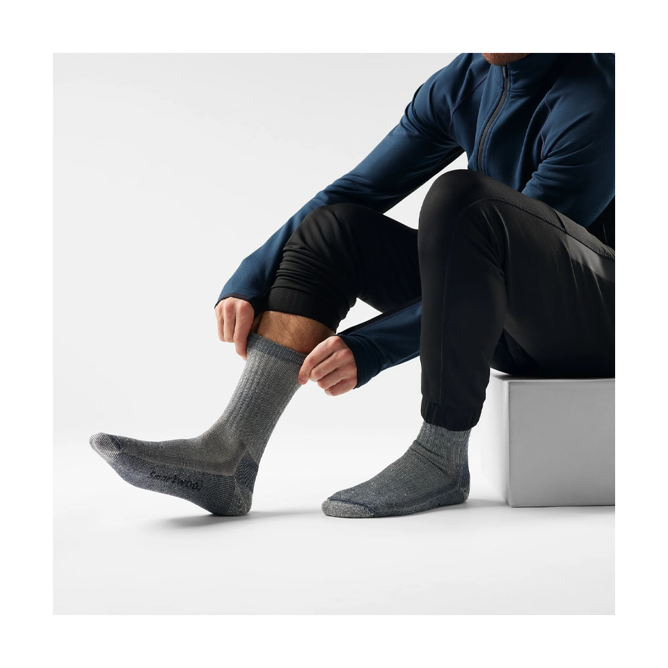 Smartwool Hike Classic Edition Crew Socks Full Cushion Medium Gray