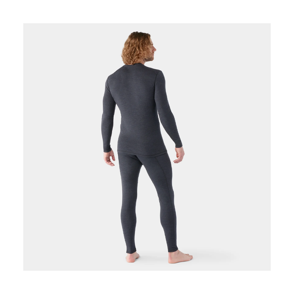 Smartwool Men's Classic Thermal Merino Base Layer Crew Charcoal Heather