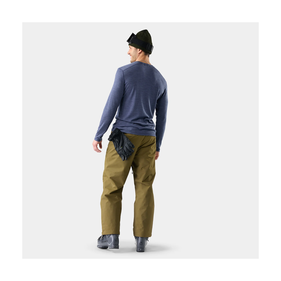 Smartwool Men's Classic Thermal Merino Base Layer Crew Nightfall Blue Heather