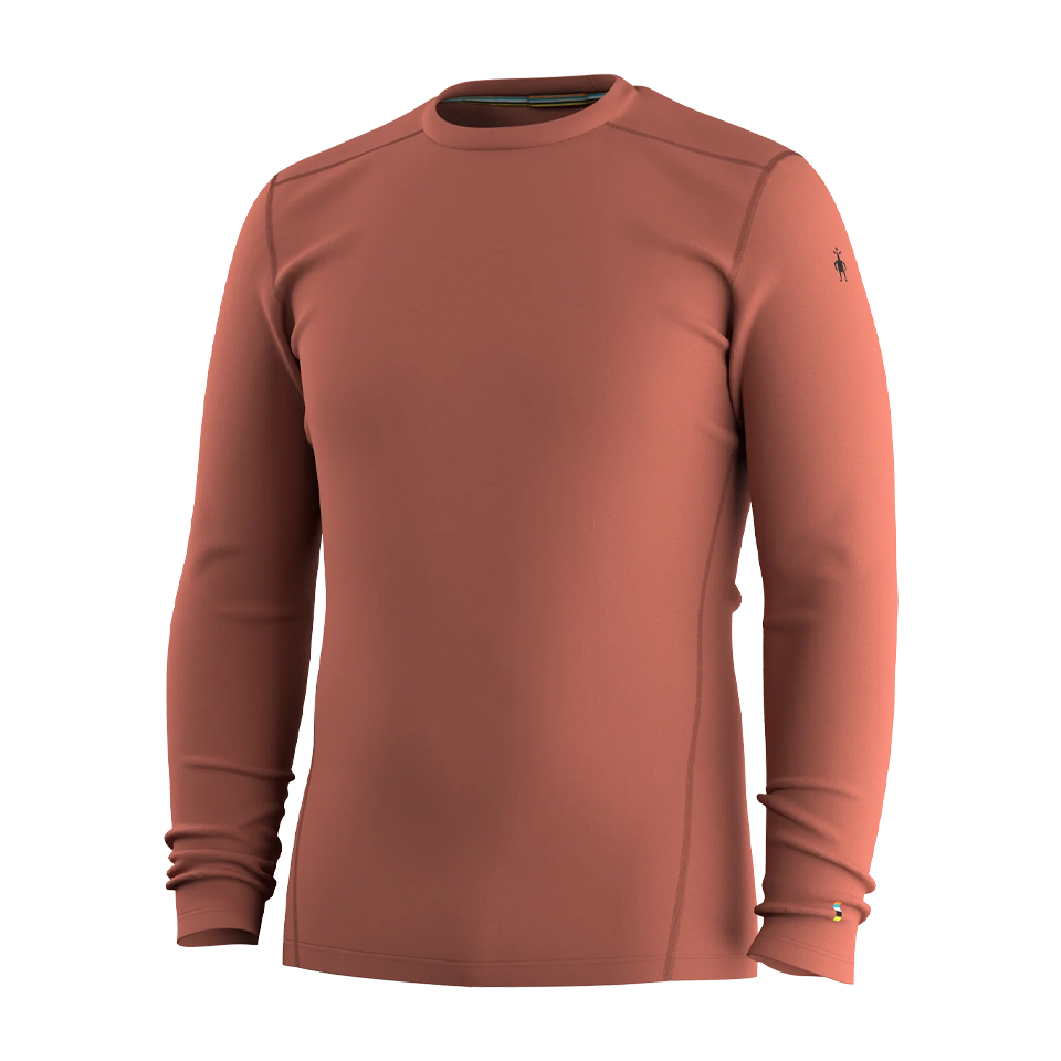 Smartwool Men's Classic Thermal Merino Base Layer Crew Burnt Sienna