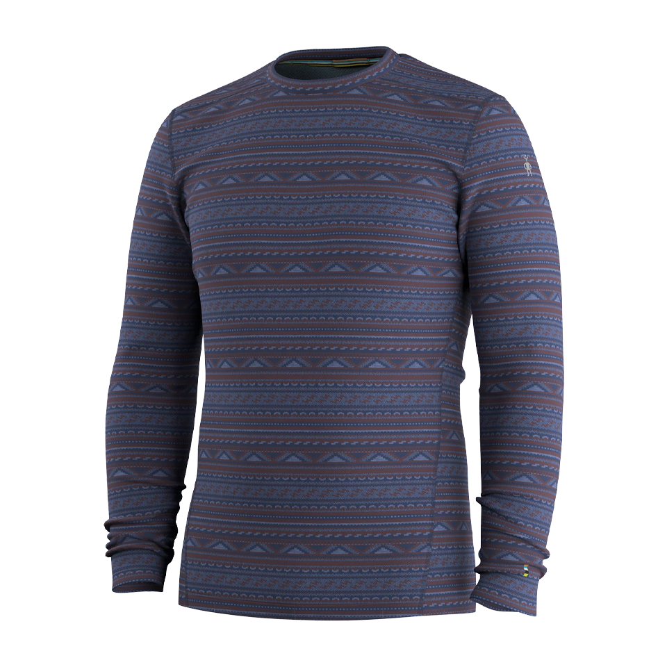 Smartwool Men's Classic Thermal Merino Base Layer Crew Nightfall Summit Soul