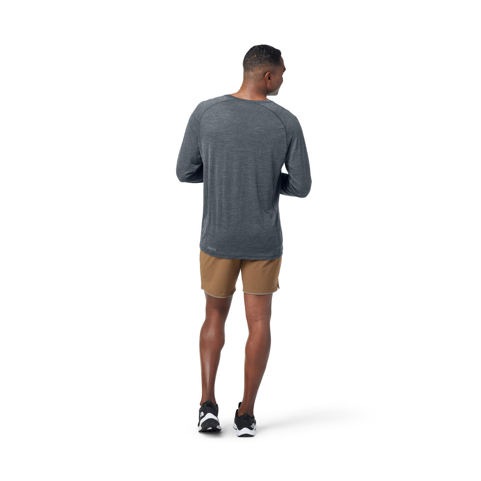Smartwool Men's Active Ultralite Long Sleeve Charcoal Heather