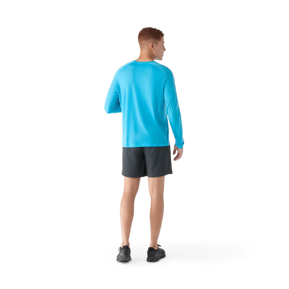 Smartwool Men's Active Ultralite Long Sleeve Pool Blue