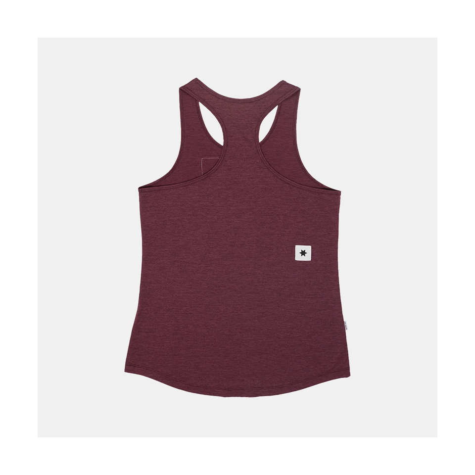 SAYSKY Women's Clean Combat Pro Singlet Burgundy