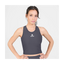 SAYSKY Women's Combat Rib Crop Top Grey