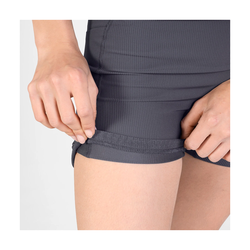 SAYSKY Women's Combat+ Rib Short Tights 4" Grey