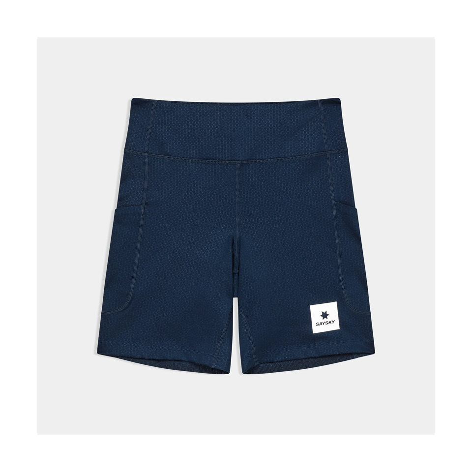 SAYSKY Women's Combat+ Short Tights 7" Blue