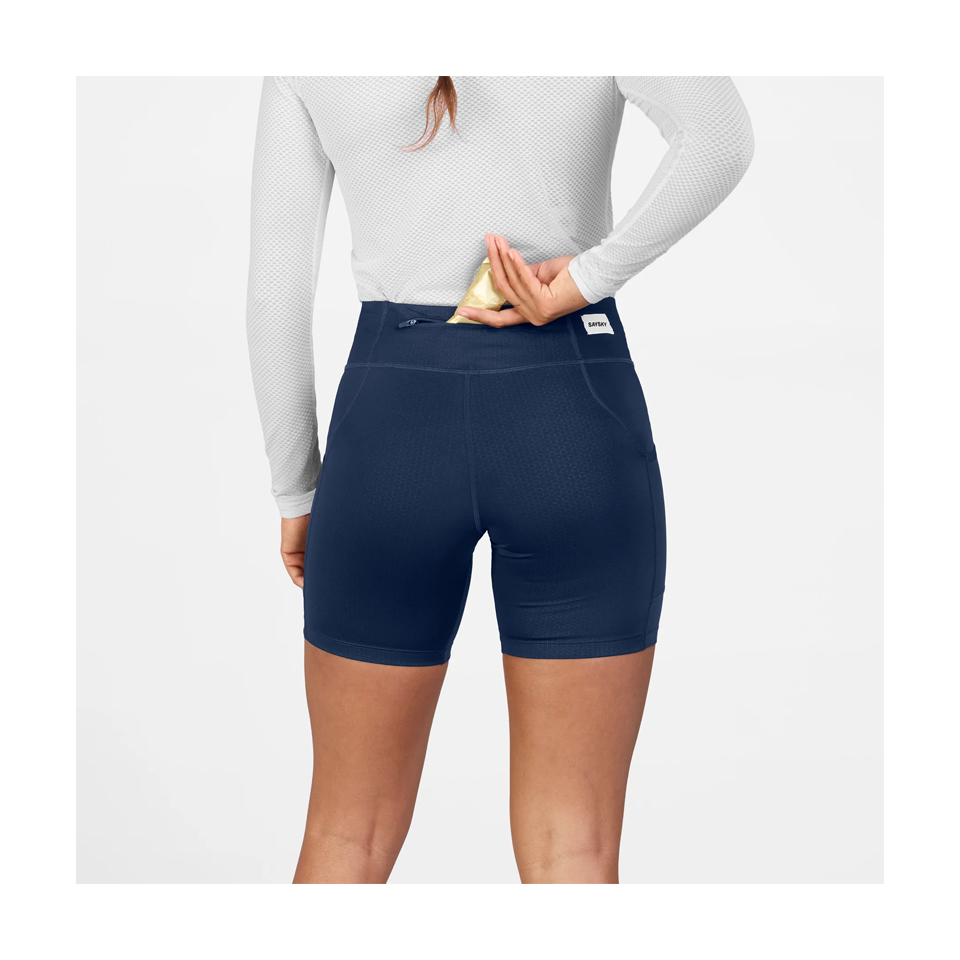 SAYSKY Women's Combat+ Short Tights 7" Blue
