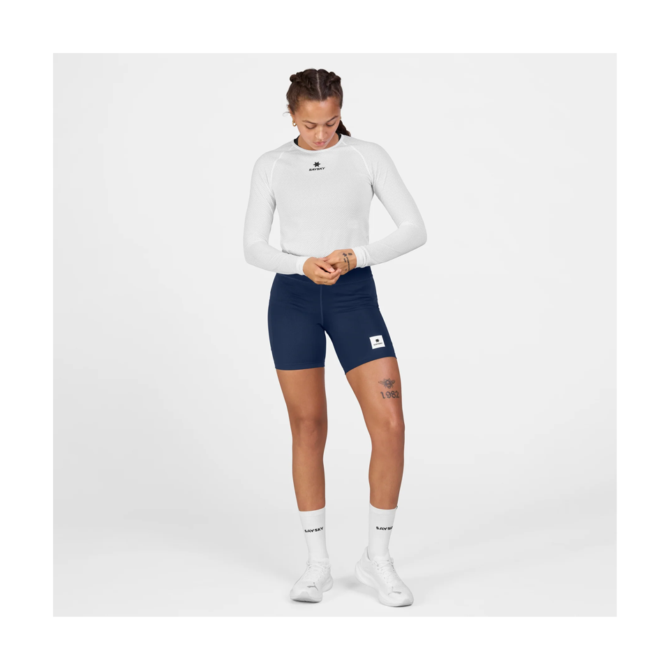SAYSKY Women's Combat+ Short Tights 7" Blue