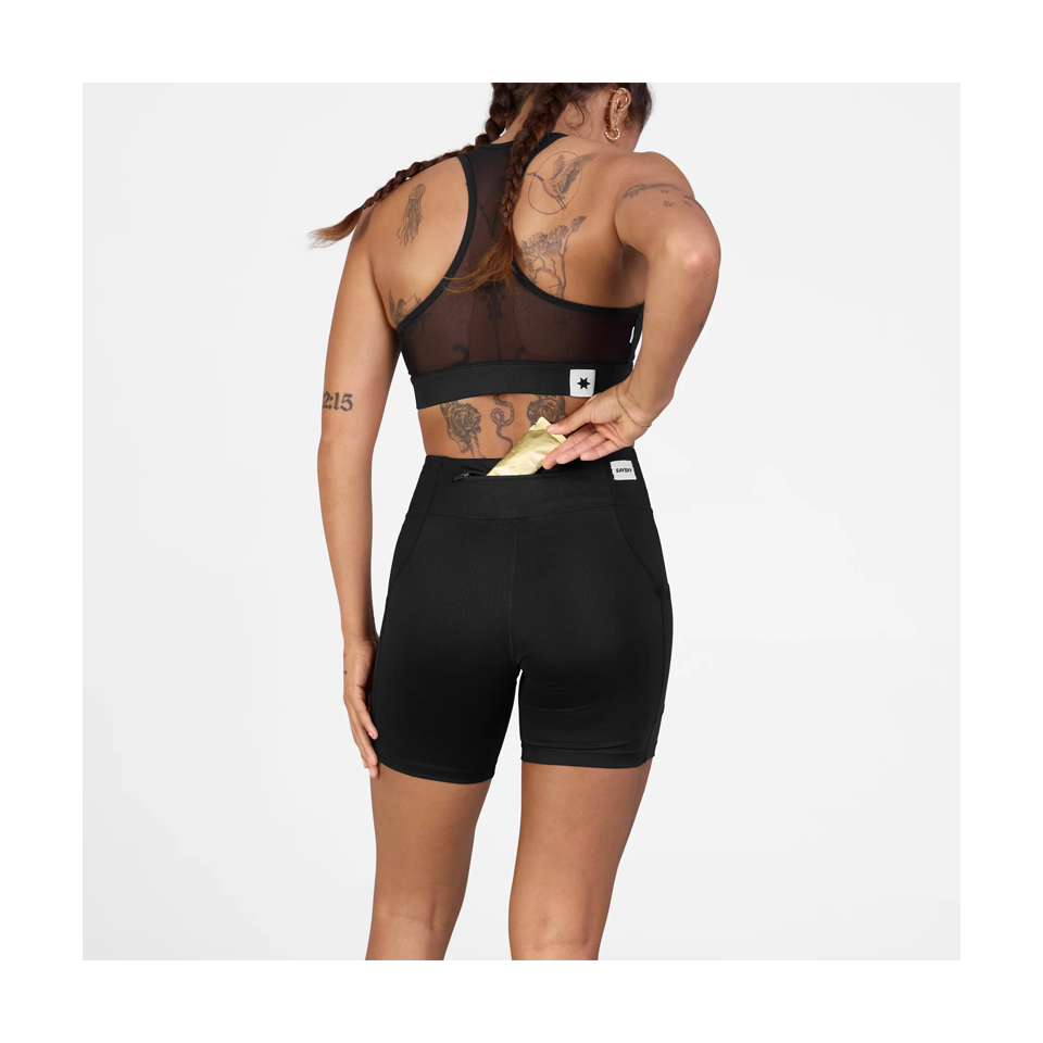 SAYSKY Women's Combat+ Short Tights 7" Black