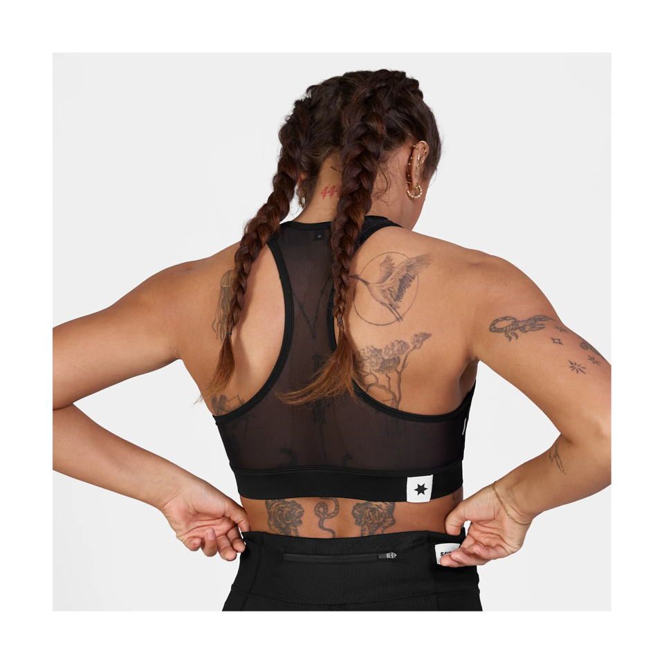 SAYSKY Women's Clean Combat Sports Bra Black