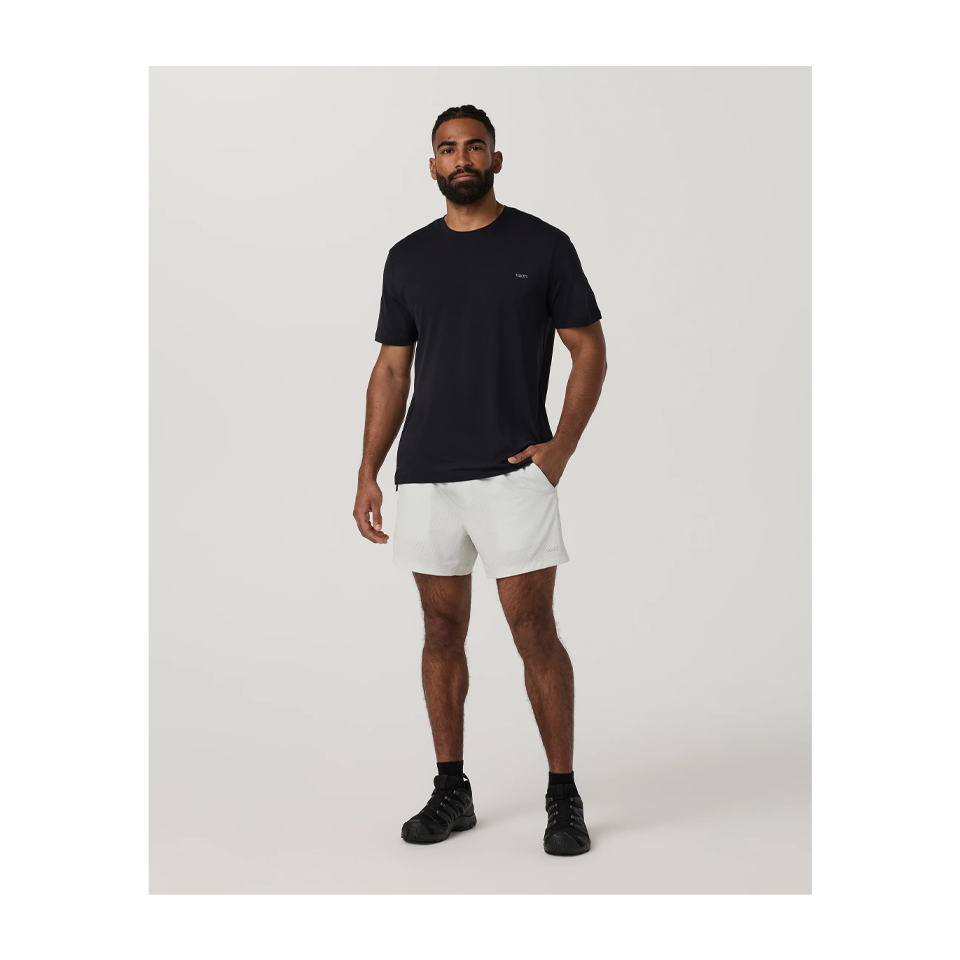 Vuori Men's Short Sleeve Strato Breathe Tee Black