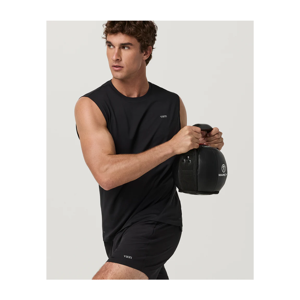 Vuori Men's Sleeveless Strato Breathe Tank Black