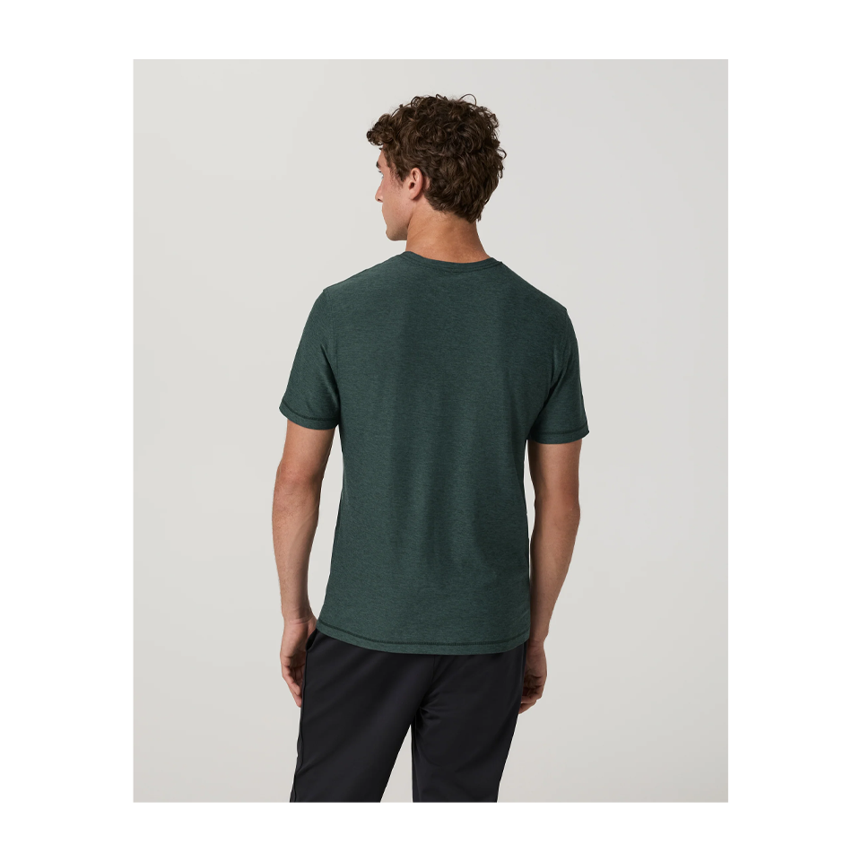 Vuori Men's Strato Tech Tee Hemlock Heather
