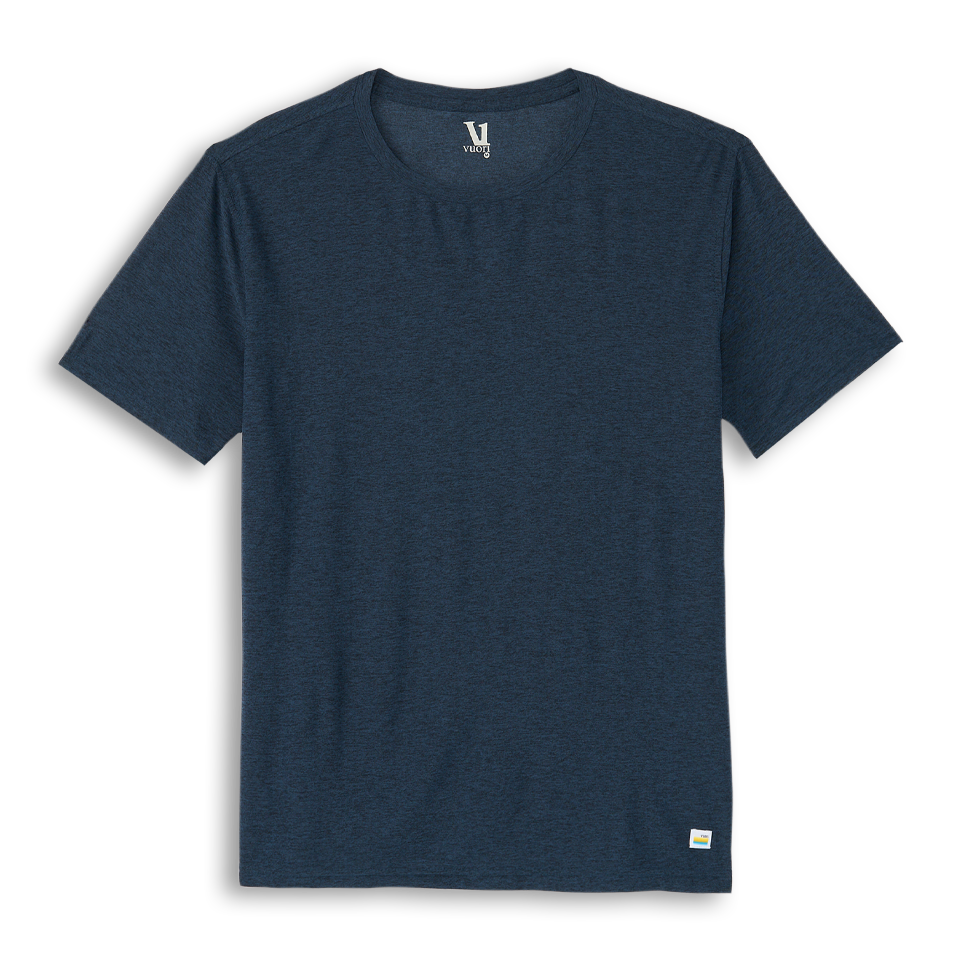 Vuori Men's Strato Tech Tee Navy Heather