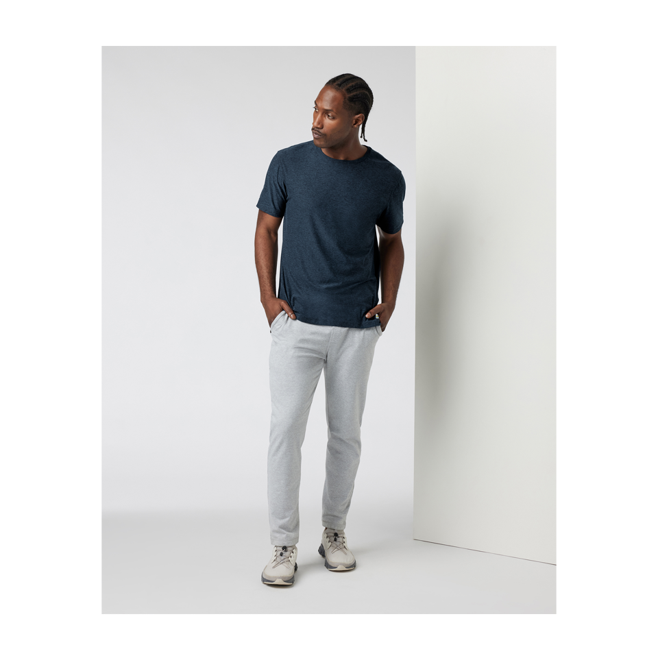 Vuori Men's Strato Tech Tee Navy Heather