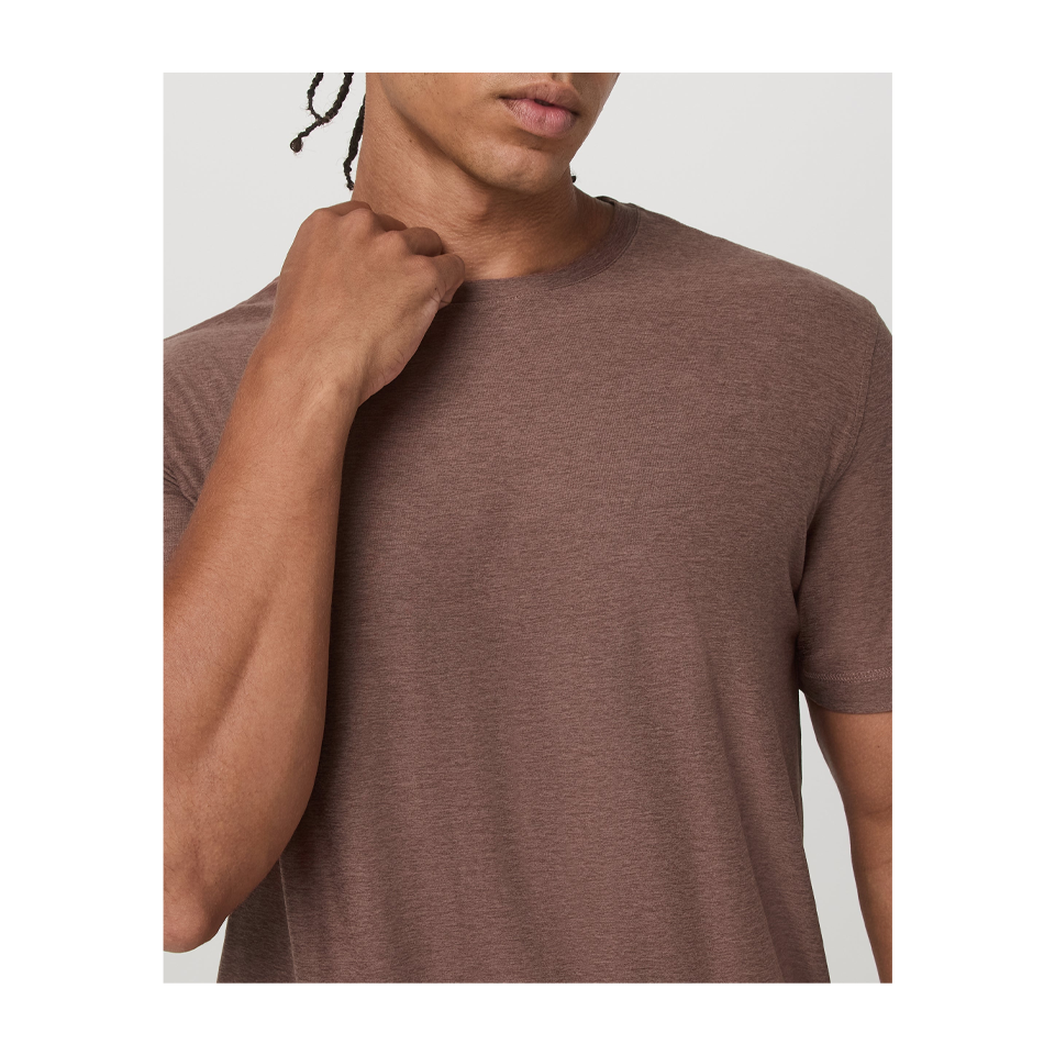 Vuori Men's Strato Tech Tee Sable Heather