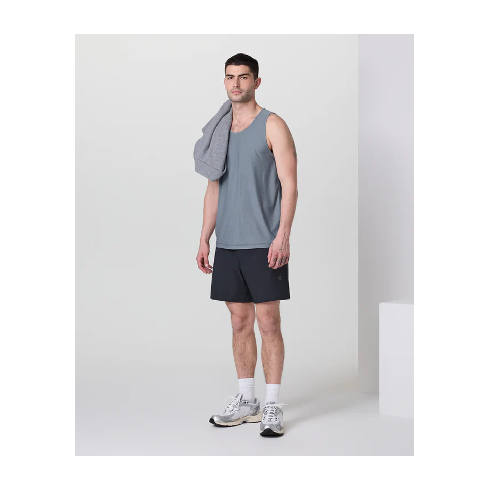 Vuori Men's Strato Tech Tank Dusty Blue Heather
