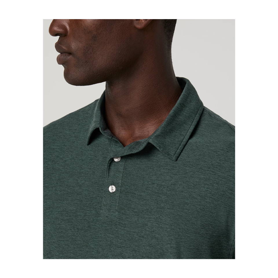 Vuori Men's Strato Tech Polo Hemlock Heather