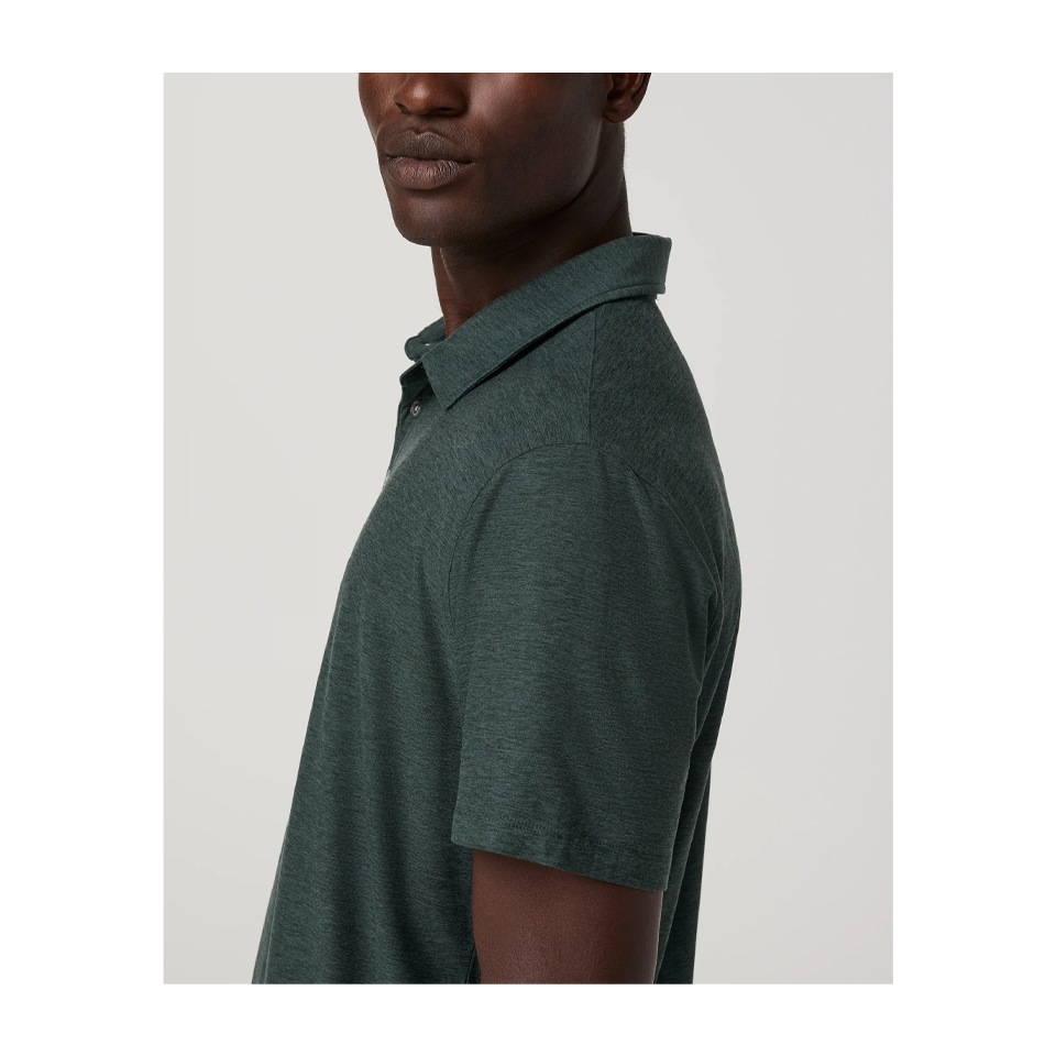 Vuori Men's Strato Tech Polo Hemlock Heather