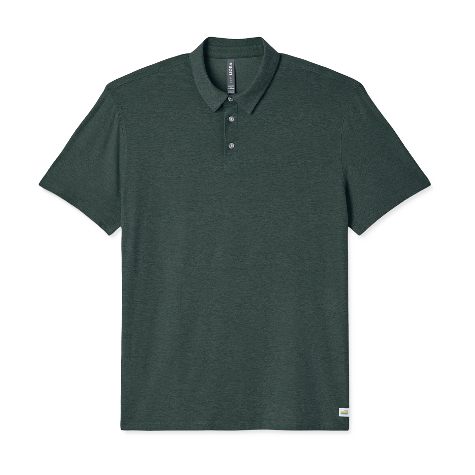 Vuori Men's Strato Tech Polo Hemlock Heather