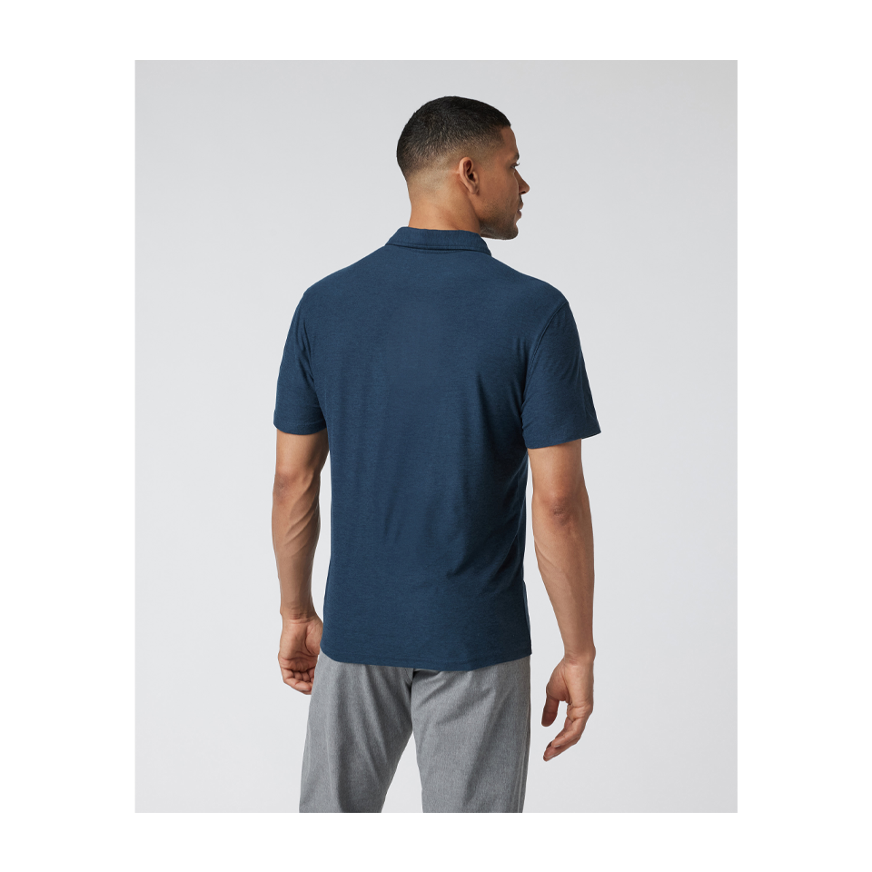 Vuori Men's Strato Tech Polo Navy Heather