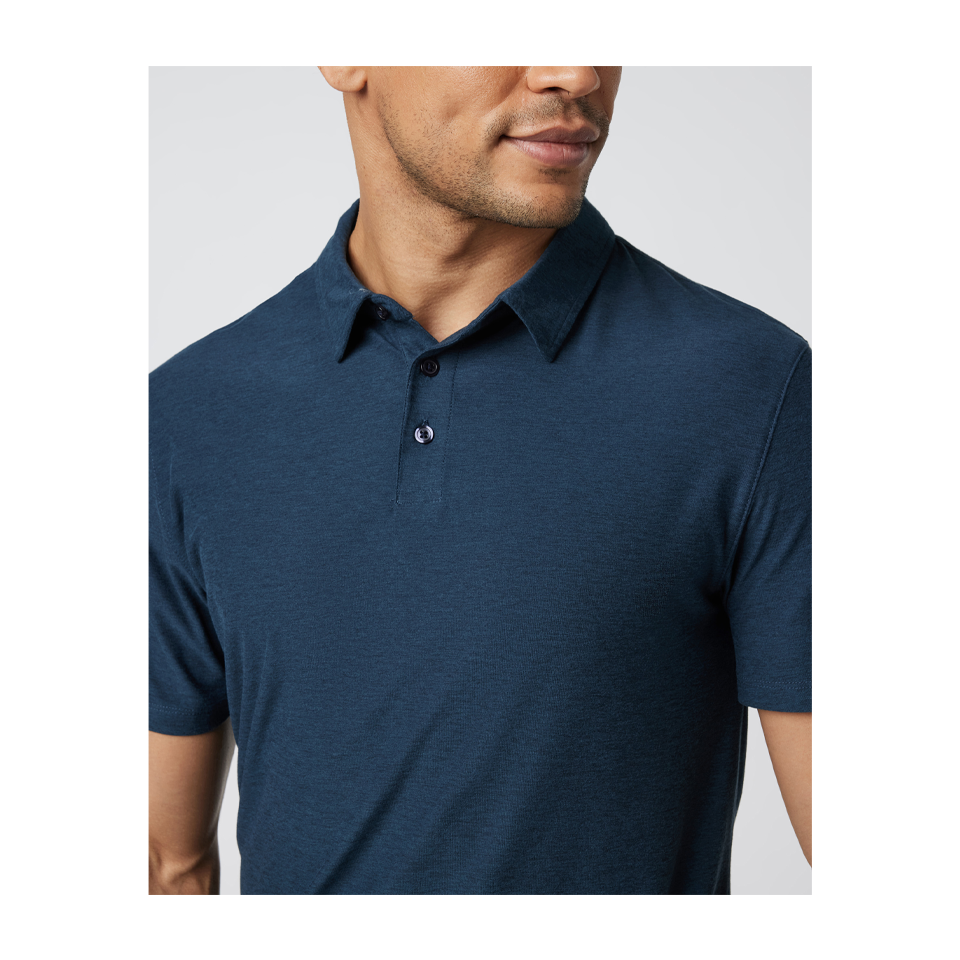 Vuori Men's Strato Tech Polo Navy Heather