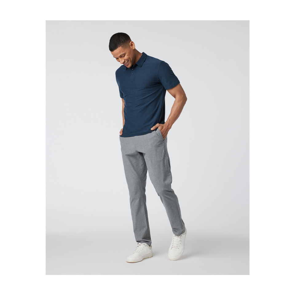 Vuori Men's Strato Tech Polo Navy Heather