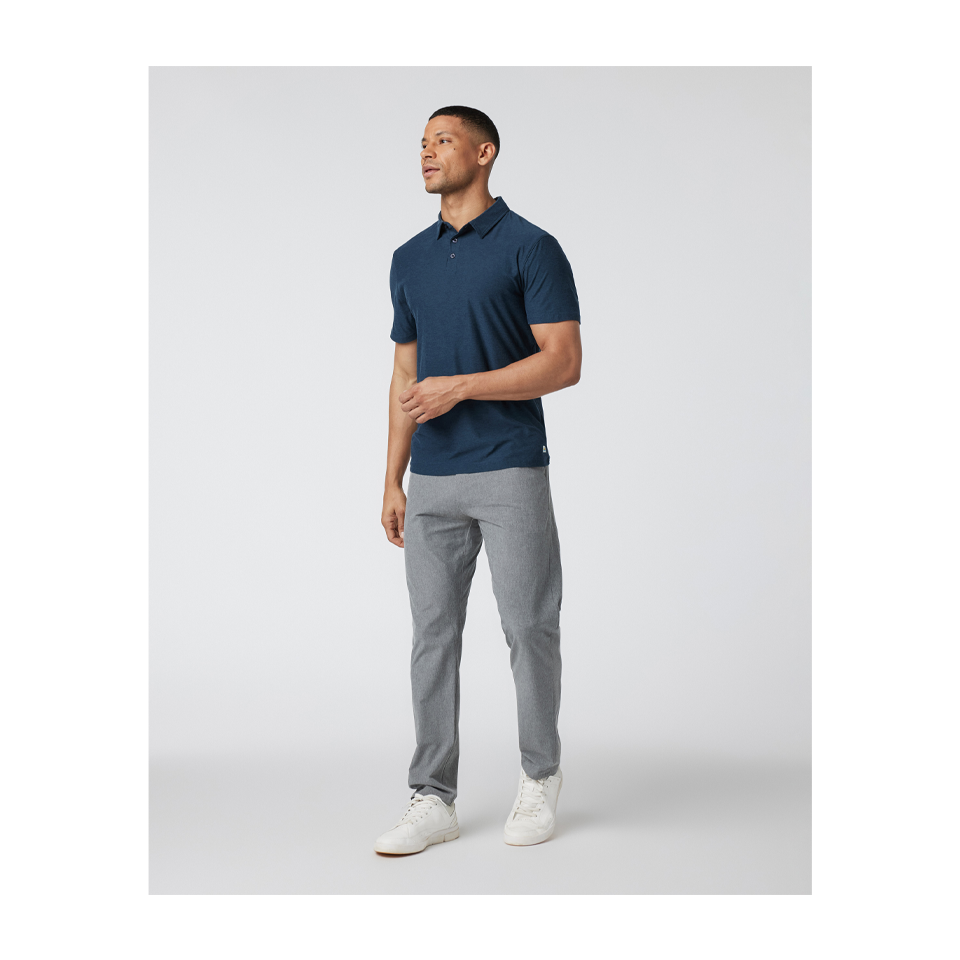 Vuori Men's Strato Tech Polo Navy Heather