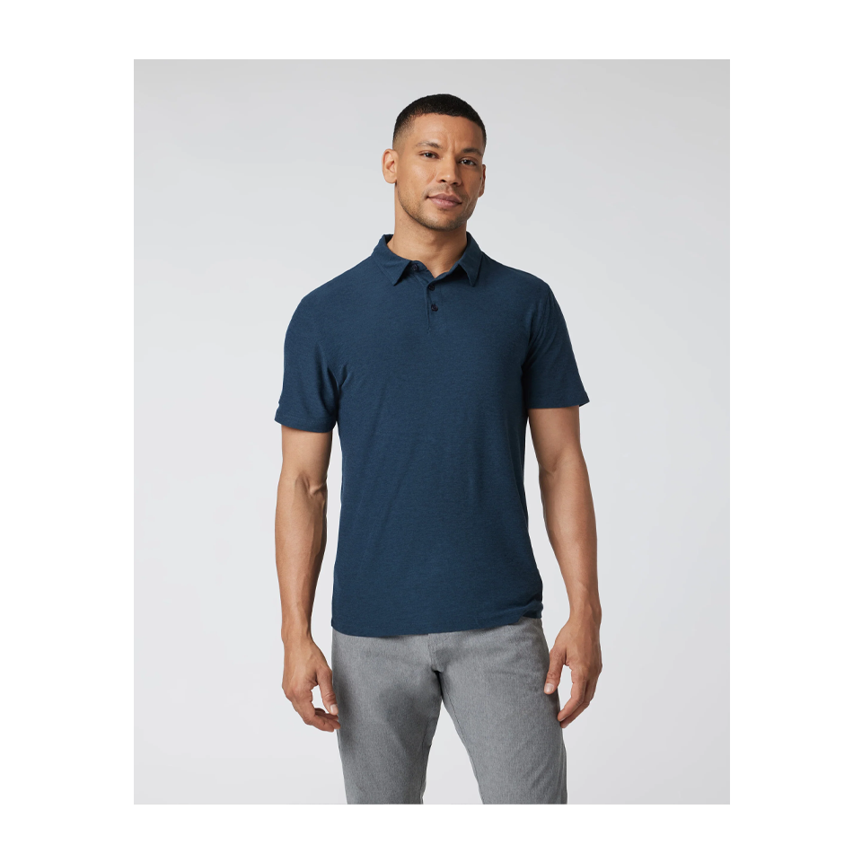 Vuori Men's Strato Tech Polo Navy Heather