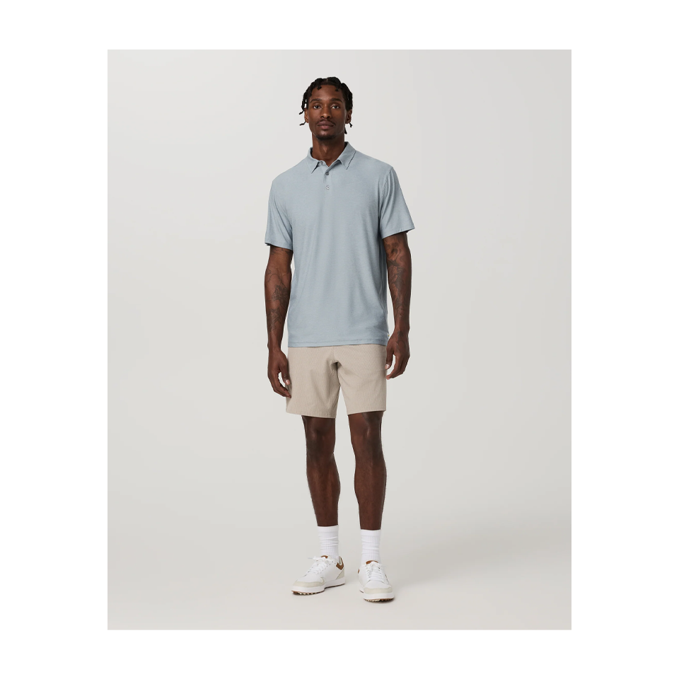 Vuori Men's Strato Tech Polo Raindrop Heather