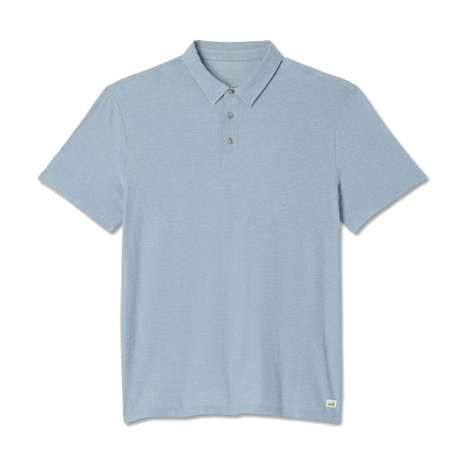 Vuori Men's Strato Tech Polo Raindrop Heather
