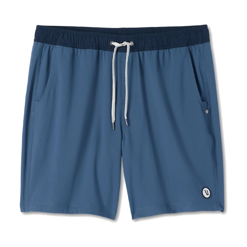 Vuori Men's Kore Short Lined 7" Bay Blue/Ink