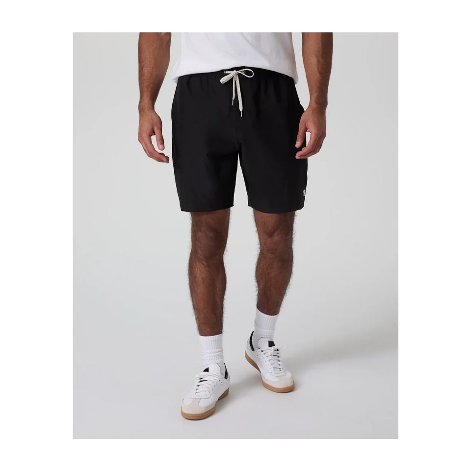 Vuori Men's Banks Session Short Unlined 7" Black