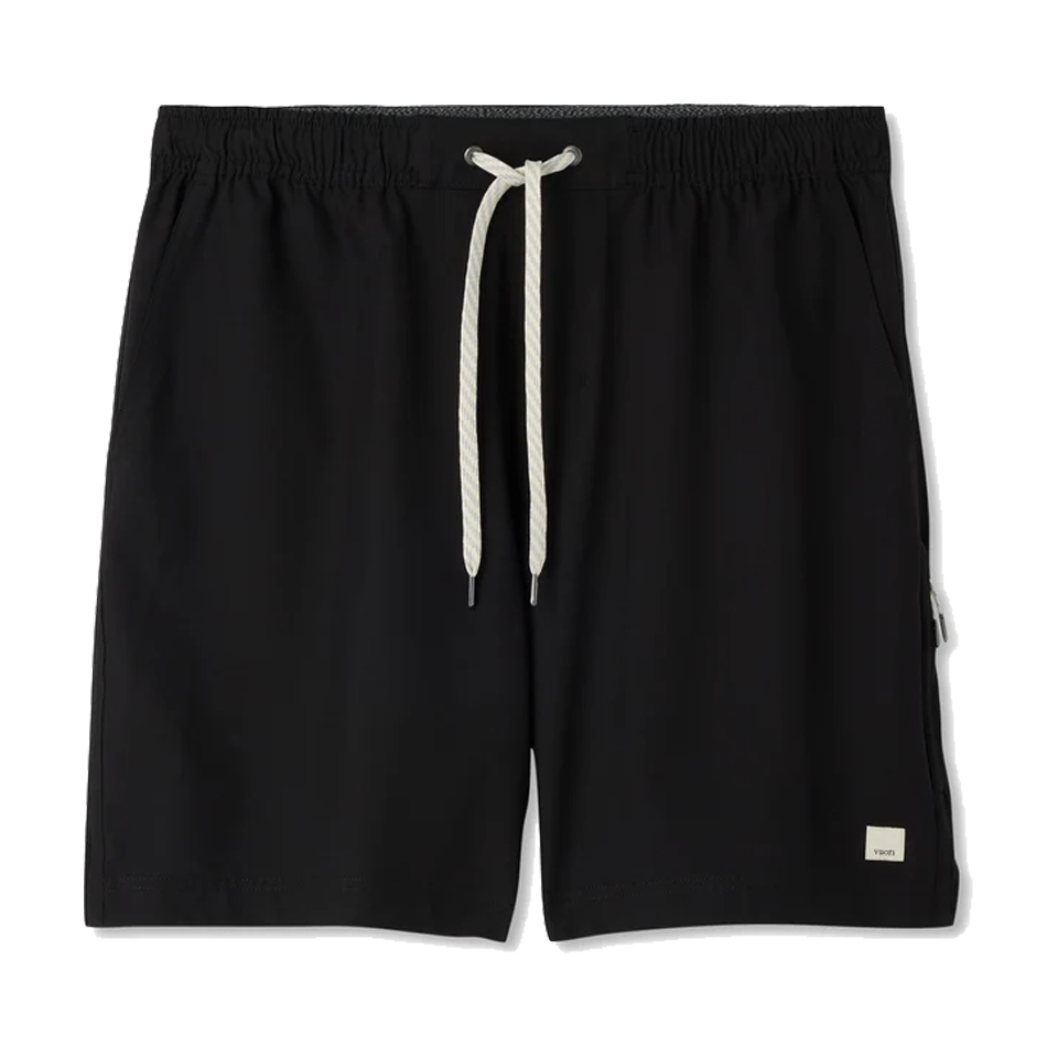 Vuori Men's Banks Session Short Unlined 7" Black